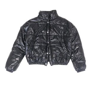 Acrylic black puffer jacket